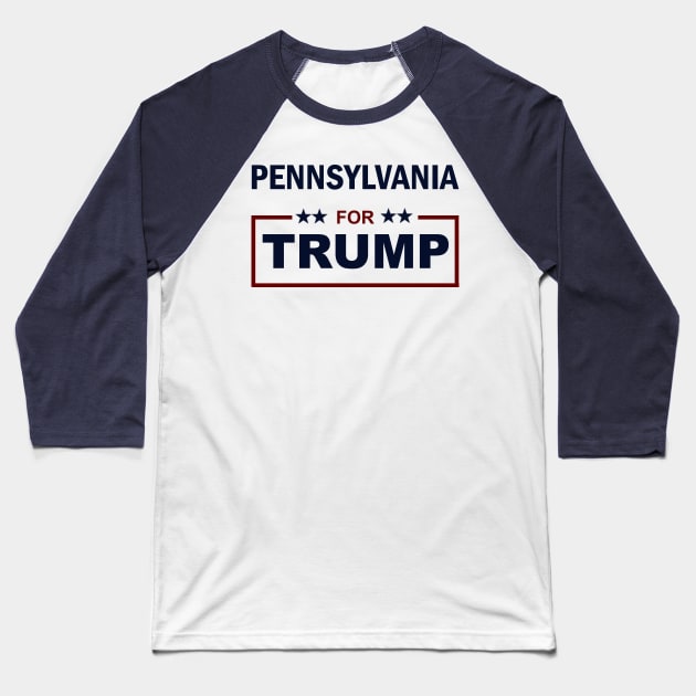 Pennsylvania for Trump Baseball T-Shirt by ESDesign